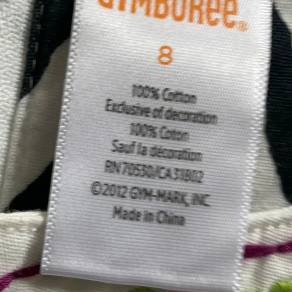 Gymboree Zebra Dress Size 8